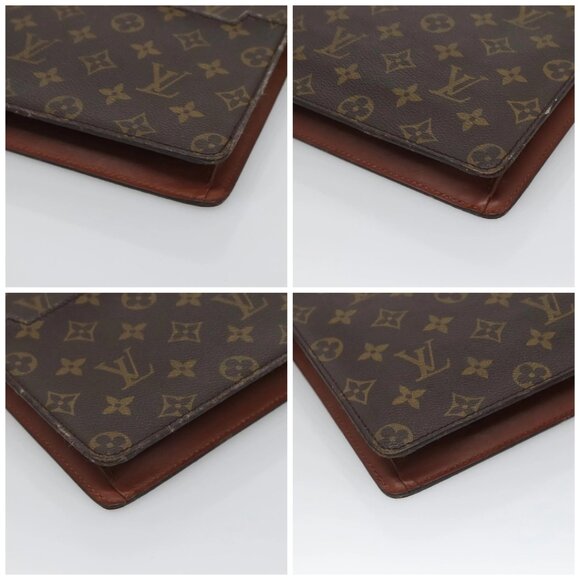 LOUIS VUITTON Monogram Pochette Homme Clutch Bag M51795 LV Auth 124453 - Picture 14 of 16